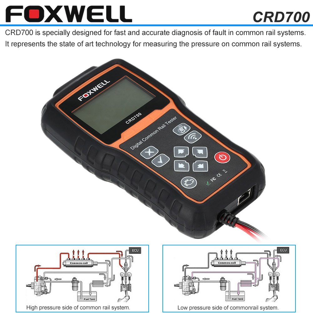 Máy đo áp suất common rail Foxwell CED700