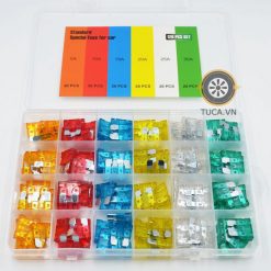 Bộ cầu chì ô tô 6 loại từ 5A đến 30A, 120 chiếc