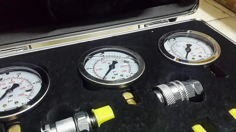 Bộ đồng hồ đo áp suất thủy lực - Ảnh 2