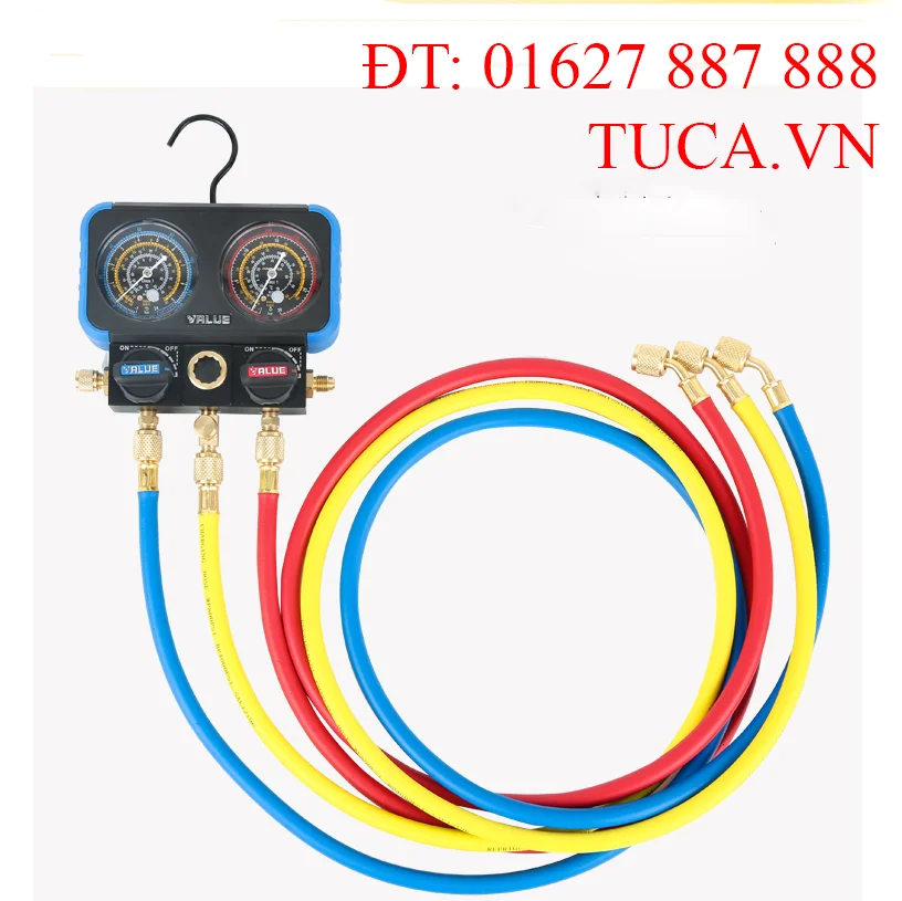 Bộ đồng hồ nạp ga điều hòa ô tô VRM2-B-0501 - Ảnh 3