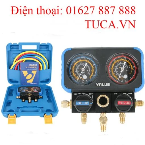 Bộ đồng hồ nạp ga điều hòa ô tô VRM2-B-0501 - Ảnh 2