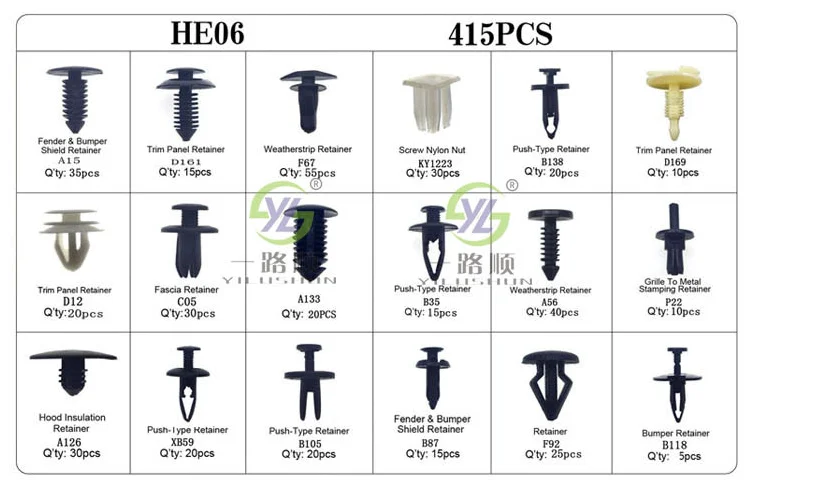 Hộp ghim nhựa 415 chiếc - Ảnh 5