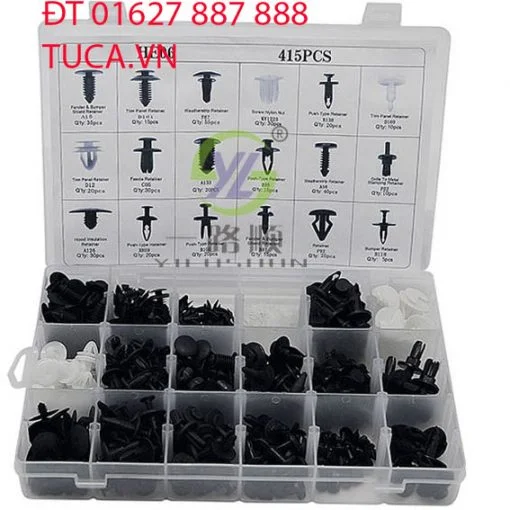 Hộp ghim nhựa 415 chiếc - Hình ảnh 4