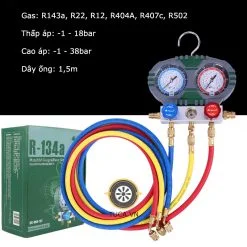 Đồng hồ nạp gas lạnh điều hòa R134a