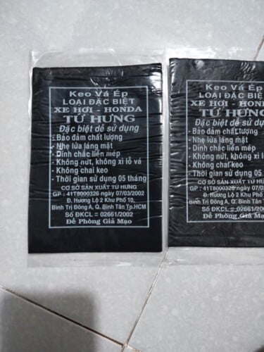 Cao su non vá chín lốp không săm photo review