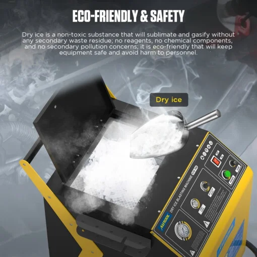 Máy bắn đá khô CO2 làm sạch muội than AUTOOL HTS708