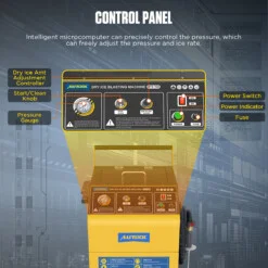 Máy bắn đá khô CO2 làm sạch muội than AUTOOL HTS708