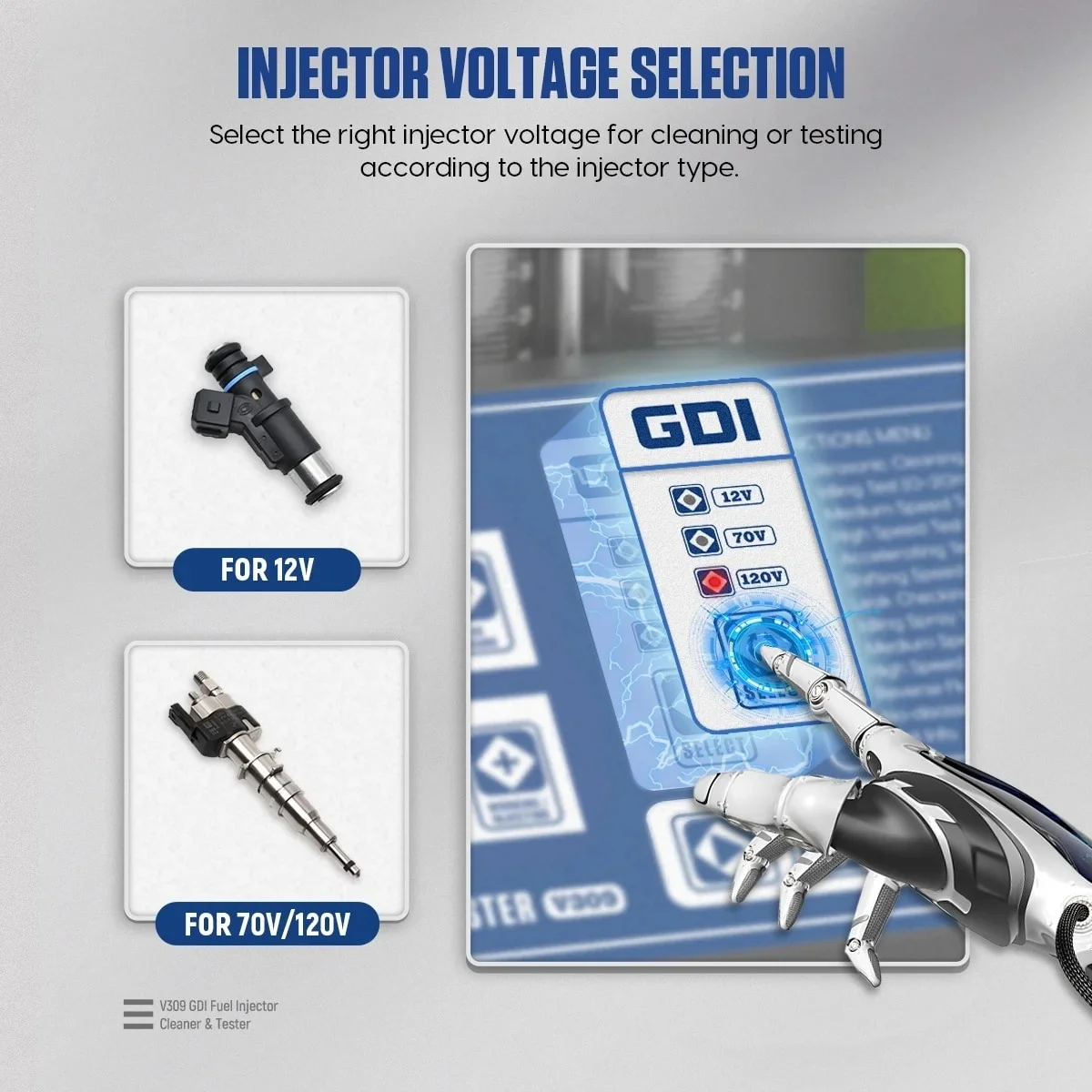Máy kiểm tra & vệ sinh kim phun MRCARTOOL V309 - Ảnh 8