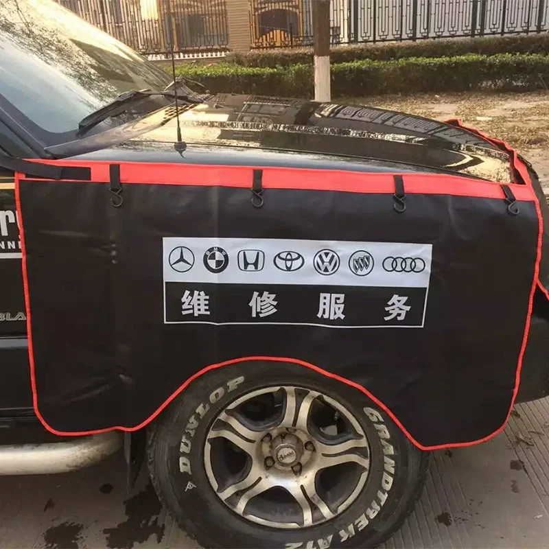 Bạt che phủ đầu xe khi sửa chữa