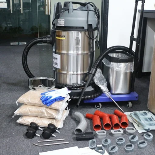 Máy bắn trấu vệ sinh cổ hút, xu-páp, nắp quy lát Karcher