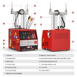 Máy kiểm tra & vệ sinh kim phun xăng ANCEL AJ400