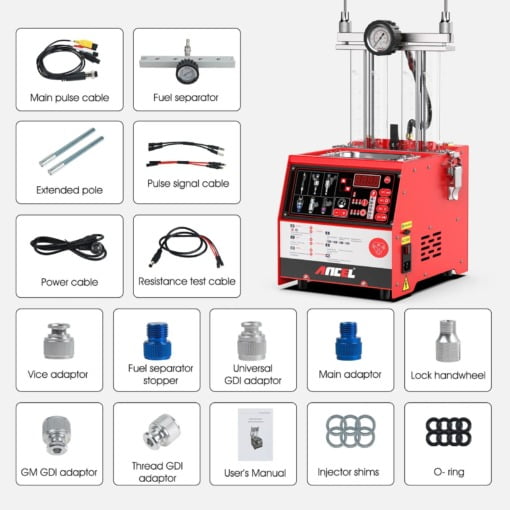 Máy kiểm tra & vệ sinh kim phun xăng ANCEL AJ400