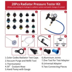 Bộ dụng cụ thử kín hệ thống nước làm mát
