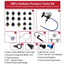 Bộ dụng cụ thử kín hệ thống nước làm mát