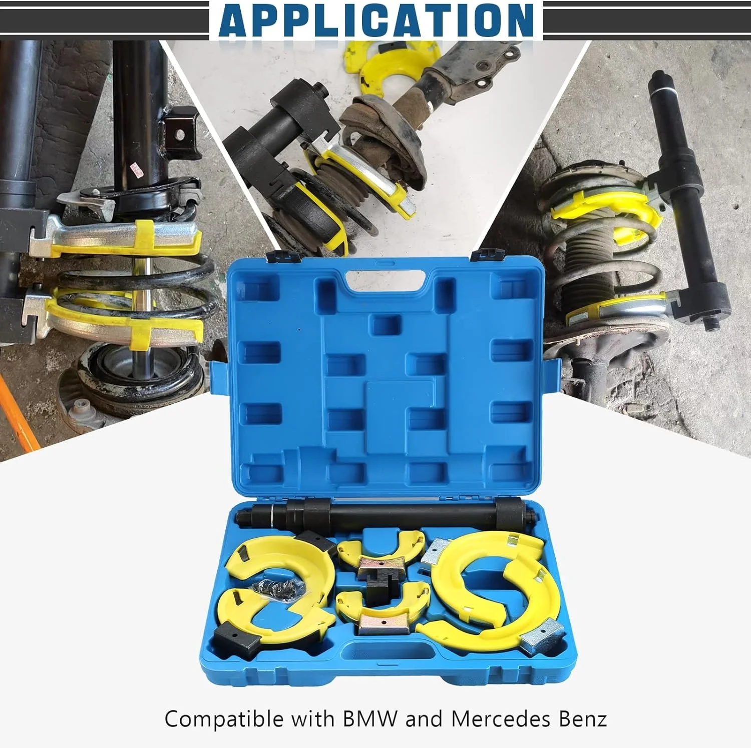 Bộ dụng cụ ép lò xo giảm xóc Mercedes-Benz, BMW, Audi, Volkswagen
