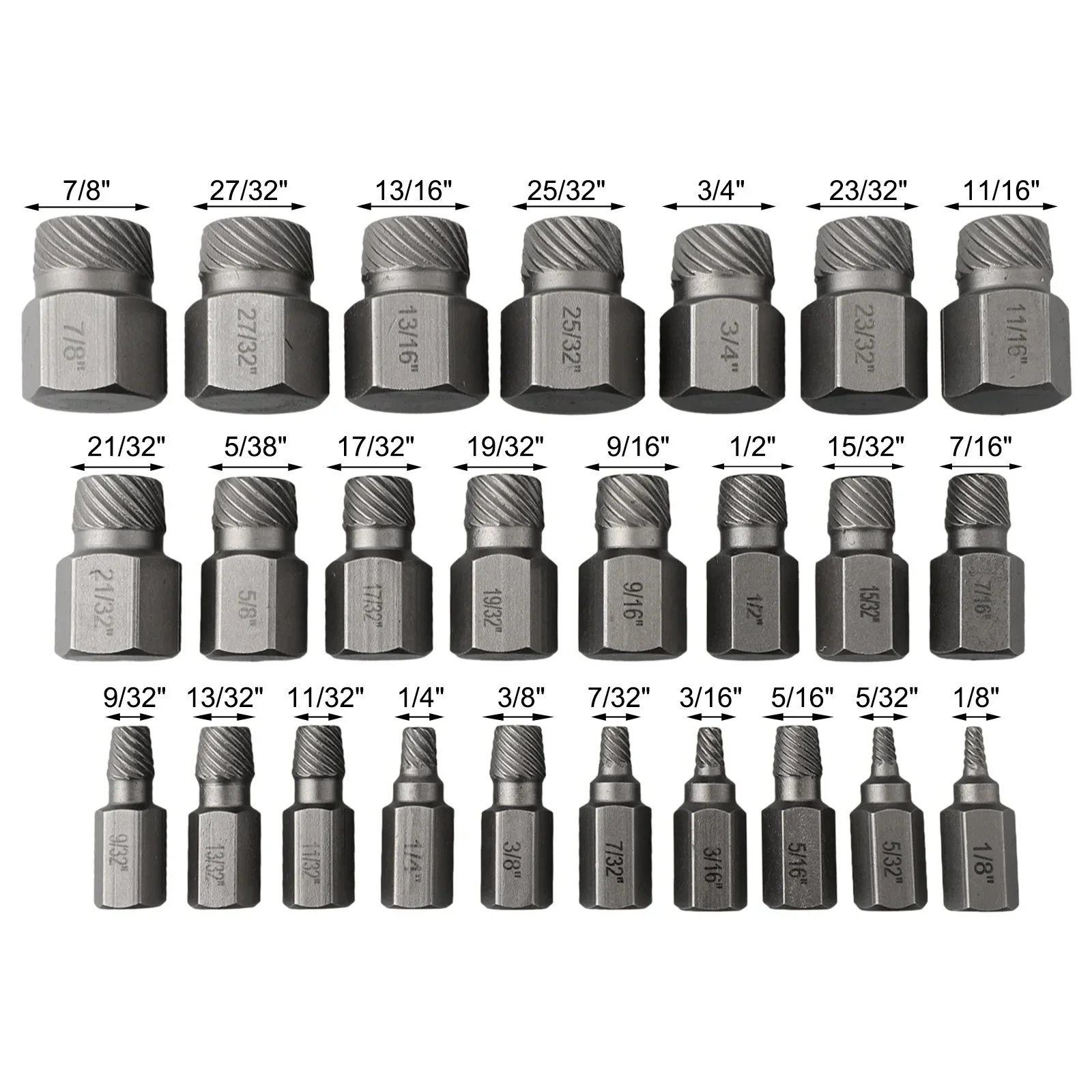 Bộ Mũi nhổ bu-lông gãy, ren ngược 25 chiếc