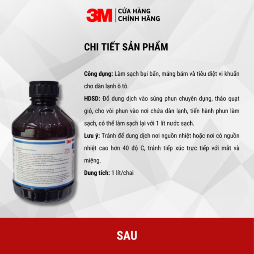 Dung dịch vệ sinh dàn lạnh 3M AC Evaporator Cleaner