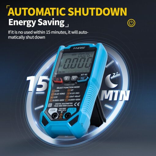 Đồng hồ vạn năng kỹ thuật số FNIRSI® MT-40 Smart Digital Multimeter