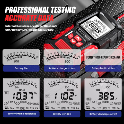 Máy kiểm tra nội trở ắc quy Foxsur FBT-300