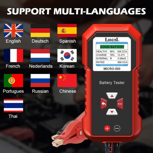 Máy kiểm ắc quy Lancol MICRO-500