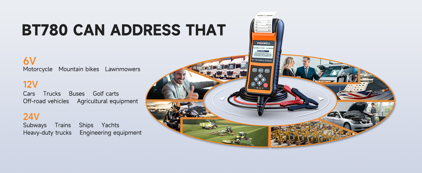 Máy kiểm tra ắc quy FOXWELL BT780