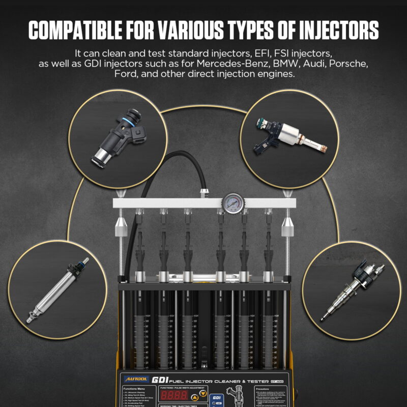 Máy kiểm tra & vệ sinh kim phun xăng AUTOOL CT400 GDI