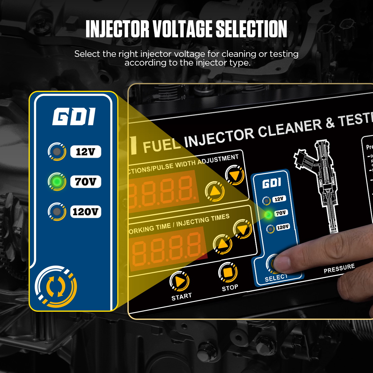 Máy kiểm tra & vệ sinh kim phun xăng AUTOOL CT400 GDI