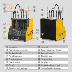 Máy kiểm tra & vệ sinh kim phun xăng AUTOOL CT400 GDI