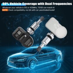 Cảm biến áp suất lốp XTOOL TS100 PRO 315MHz & 433MHz