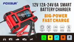 Bộ sạc ắc quy Foxsur FBC122412D 7 bước 12V 12V