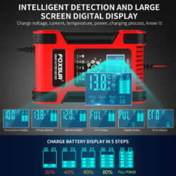 Bộ sạc ắc quy Foxsur FBC122412D 7 bước 12V 12V