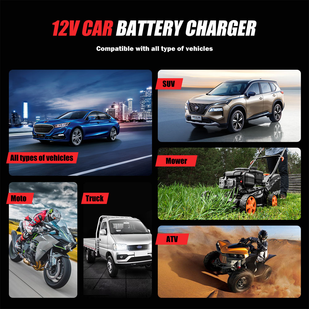 Bộ sạc ắc quy thông minh Foxsur FBC1207E 12V 7A