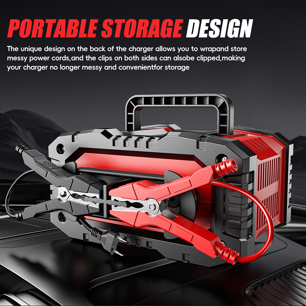 Bộ sạc ắc quy ô tô xe máyFoxsur FPT200 12V 20A , 24V 10A