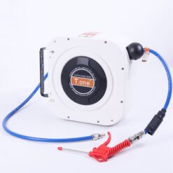 Cuộn dây hơi tự rút T.one bằng nhựa dài 10m áp suất 15bar đường kính 8*12mm