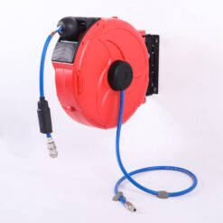 Cuộn dây hơi tự rút hose reel T.one TY-4A dài 15m, đường kính ống 6.5x10mm PU gia cường, áp suất 12bar
