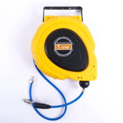 Cuộn dây hơi tự rút hose reel T.one TY-3A dài 20m, đường kính ống 8x12mm PU gia cường, áp suất 12bar