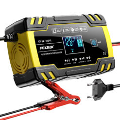 bộ sạc ắc quy ô tô, xe máy Foxsur FBC122408D 12v 8A/ 24V 4A. Tự ngắt khi đầy, có tính năng khử sunfat