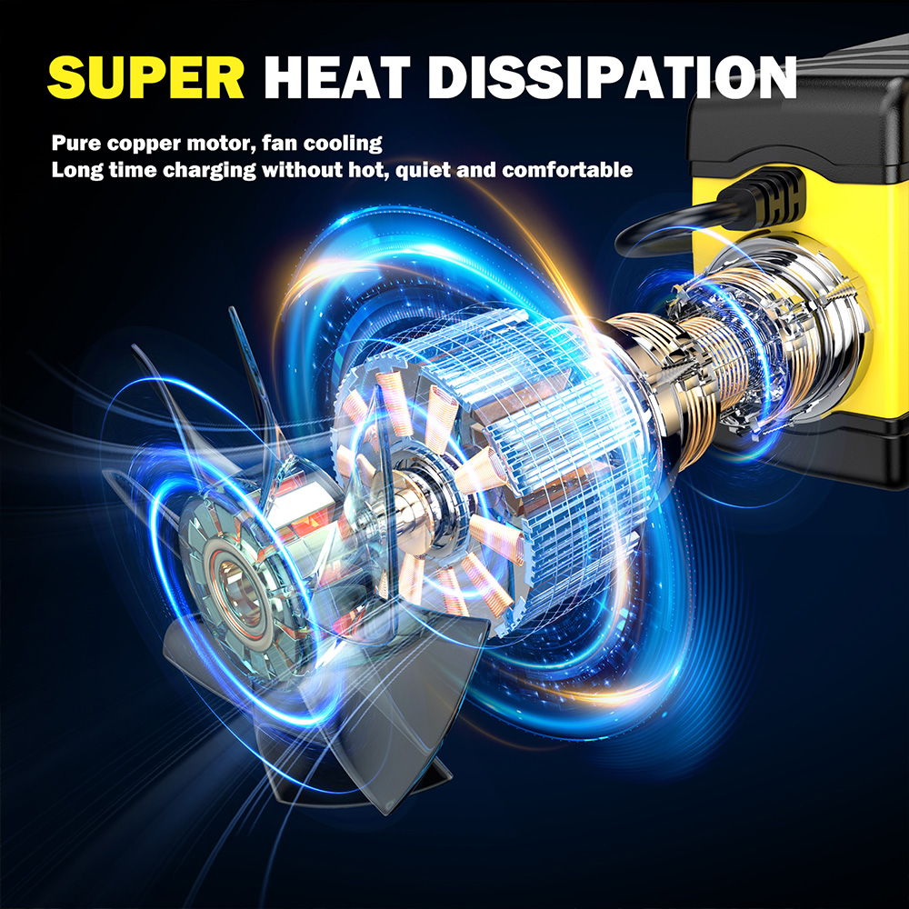 bộ sạc ắc quy ô tô, xe máy Foxsur FBC122408D 12v 8A/ 24V 4A. Tự ngắt khi đầy, có tính năng khử sunfat