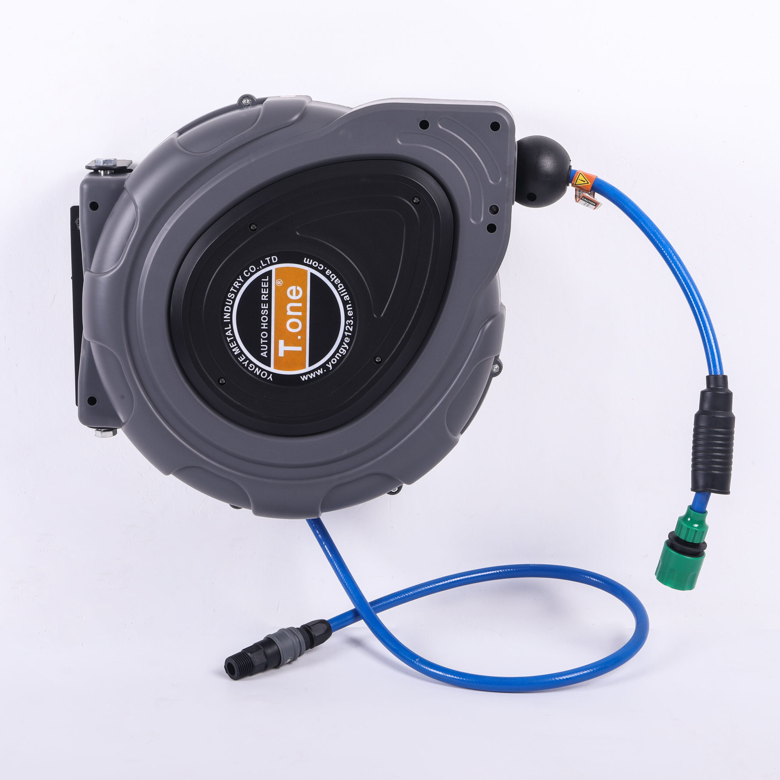 Cuộn dây nước áp lực tư rút TY-3B. dài 20m, đường kính ống 8x12mm, 12Bar. dùng để xịt rửa, vệ sinh
