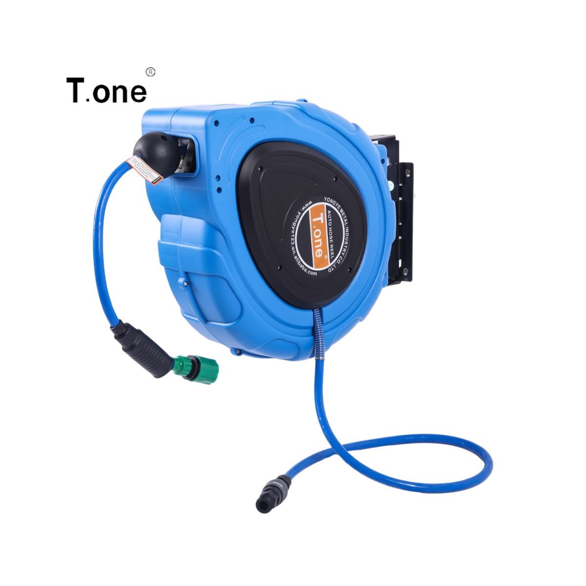 Cuộn dây nước áp lực tư rút TY-3B. dài 20m, đường kính ống 8x12mm, 12Bar. dùng để xịt rửa, vệ sinh