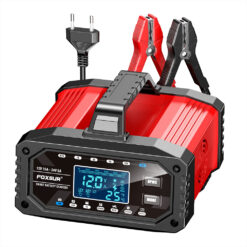 Bộ sạc ắc quy 10 giai đoạn Foxsur FAC-150 12V/15A có supply, điều chỉnh dòng điện theo ý muốn